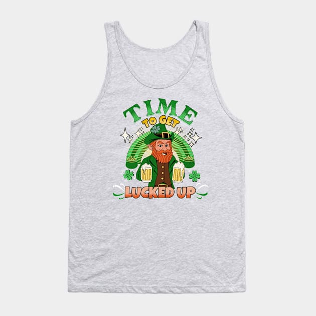 Time To Get Lucked Up Tank Top by Brookcliff